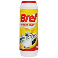 Порошок для чистки Bref + Эффект соды Лимон, 500 г